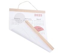 PRETYZOOM Yearly Cloth Wall Calendar Hanging Monthly Planner for Home and School Artistic Design with Geometric Decorative and Functional Wall Hanging for Birthday and Schedule Management