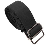 PRETYZOOM Yoga Stretching Strap for Pilates Meditation Non-elastic Tension Belt for Flexibility Posture Correction Black Auxiliary Equipment for Fitness Therapy