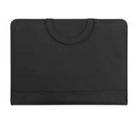 PRETYZOOM Zippered A4 File Folder Multifunction Loose-Leaf File Holder Document Storage Bag Practical Office Organizer Portfolio Case