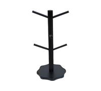 Pretzel Holder Donut Holder for Parties - Wooden Tree Organizer with 6 Arm Stable Base for Wedding Catering Birthday Buffet Christmas Food Service and Counter Display