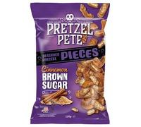 Pretzel Pete Seasoned Pretzel Pieces, Cinnamon Brown Sugar Flavour, 120g