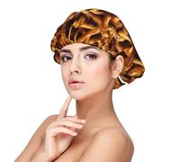 Pretzels Bread Pattern,Adult's Satin Sleeping Cap - Women's Elastic Sleep Bonnet, Adjustable Overnight Hair Cover