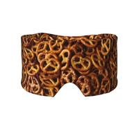Pretzels Bread Pattern, Full Eye Covers Light Blocking Eye Mask Sleep Eye and Ear Muffs