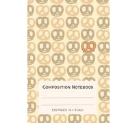 Pretzels Notebook: This is a love bake time , Write your memory on this 120 pages , 6 x 9 inch