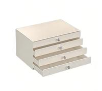 PreuepltrMa Multi-tiered Desktop Printer Stand with Drawer, Prtiner Table with Storage Shelf, Desk Organizer for Home Office,3D Printer, Mechanism Small and Short(Four layers)