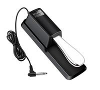 PREUP Sustain Pedal for keyboard, Damper Sustain Pedal, 1.8 m Cable with 1/4 inch Plug Keyboard Pedal, Universal Foot Pedal for Yamaha Piano, Casio, Roland, Korg, Behringer, Moog