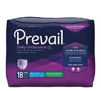 Prevail Maximum Absorbency Incontinence Underwear for Women, Large, 18 Count (PWC-513/1)