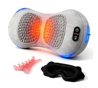 Prevalnt Theraback 3-in-1 Back Massager, 2026 Theraback 3 in 1 Back Therapy, Back Massager, Sciatica Massager, Triple Fusion Massager with Traction, Vibration & Heat for Back and Neck (Grey, 2 in 1)