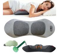 Prevalnt Theraback 3 in 1 Back Therapy, 2026 Upgraded Back Massager with Traction Lifting, Vibration & Heat, Deep Tissue, Muscle Relax for Shoulders, Back, Kneading Massage and Relaxation (Light Gray)