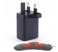 Prevalnt Theraback 3 in 1 Back Therapy, 59cm Electric Lower Back Massager, 135°Golden Curvature, Spinal Traction, Therapeutic Heat, and Vibration Massage, Relieve Sciatica & Backs Pain (5V, 2A Plug)