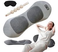 Prevalnt - Theraback 3 in 1 Back Therapy, Prevalnt Back Massager, Triple Fusion Back Massager with Airbag Lifting, Vibration & Heat, for Back&Neck and Shoulder Massage (Light Gray)