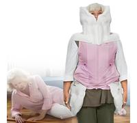 Prevent Injury Elderly Fall Prevention Airbag Vest Avoid Secondary Injuries Protect The Elderly App Positioning for Wear All Year Round,Pink-L