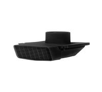 PreVent-It Soffit Vents 4 Inch - Only Design that Prevents Moist Air from Re-entering Home, Under Eave Exterior Vents for Bathroom Exhaust Fan, Screws Included, Black, 1-Pack