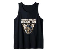 Prevent Problems Reliability Engineer Shield Tank Top
