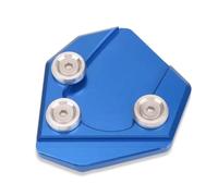 Preventing falls For SU&ZU&KI GSX-S125 GSX-S150 GSX-R125 GSX-R150Kickstand Foot Side Stand Extension Pad Support Plate Enlarge(Blue-LOGO GSX-S)