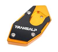 Preventing falls Mtorcycle Cnc Aluminum Non-slip Plate Kickstand Foot Pad Kickstand Pad For HO&ND&A XLV 600 650 700 TRANSALP DOMINATOR NX650 FMX650(FMX 650 Black)