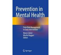 Prevention in Mental Health by Marco Colizzi, Mirella Ruggeri - 9783030979089