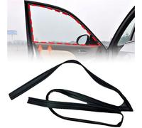 Prevents rainwater from entering Car Door Glass Frame Opening Seal Rubber Edge Protection Strips For Lexus GX470 2003-2009 68151-60040 Keeps the car interior dry(1 PCS Rear Right)