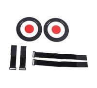 Prevessel 2pcs Soccer Goal Training Target Adjustable Portable Impact Resistant for Accuracy Agility Training for Backyards and Professional Fields ABS Nylon