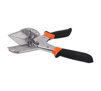 Prevessel Adjustable Metal Angle Shear with 10Pcs Blades for Clean Cutting, Portable Bevel Scissors for Soft Packaging, Repair, and Projects, 45# Steel