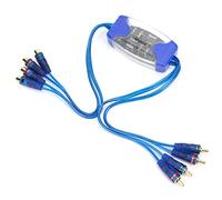 Prevessel Automotive Ground Loop Isolator, 4 Channel Gold Plated, Isolator, Car Noise Filter for Automobile