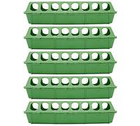 Prevessel Bird Feeder Hanging Bowl Convenient Non- Plastic Birdcage Accessory for Birds 300x125x80mm (Green 300 * 125 * 80 (mm))