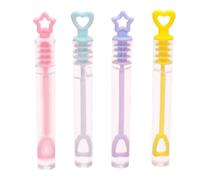 Prevessel Bubble Wand Plastic Bubble Glue Durable Blower for Kids 4-6 Years Old Mini Size 48pcs