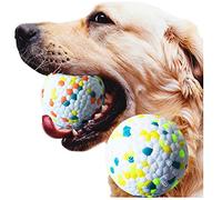 Prevessel Dog Toy Ball Durable Soft Non Slip Interactive Ball Toy for Dogs, ETPU Material, Orange-Yellow, 7.5x7.5x7.5cm (yellow-green)