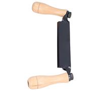 Prevessel Draw Shave Tool Durable Tungsten Steel Wooden Handle Straight Knife for Woodworking Shaping Arch for Timber Framers, 1 X Straight Draw Knife (10in)