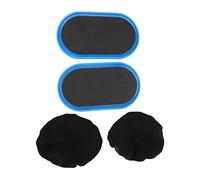 Prevessel Exercise Gliding Disc Lightweight Durable Hands Feet Sliders for Home Gym Yoga Pilates 9.3 X 5.3in (Blue)