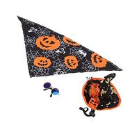 Prevessel Halloween Pet Decorations Set Cute Personalized 3 Pcs Dog Costume for Dogs Cats Puppy Kitten, for or Performance, Cloth Plastic