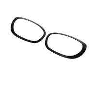 Prevessel Headlight Trim Ring Stylish Black Bezel Pair for F60 2017-2021, 2x Headlight Trim Ring Cover for Car Enthusiasts