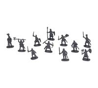 Prevessel Medieval Lifelike Educational Soldiers Toy Set for 3 Years Old Above, Plastic Mini Figures Model for Kids Play, 200pcs