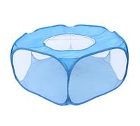 Prevessel Pet Tent Lightweight Portable Playpen for Small Animals Transparent Pet Pen Automatic Opening for Indoor and Outdoor Camping Hamsters, Guinea Pigs, Rabbits, Polyester Cloth