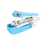Prevessel Portable Blue Mini Handheld Sewing Machine Practical Repair Tool for Household Travelling, ABS, Stainless Steel