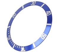 Prevessel Professional Aluminum Watch Bezel Insert Firm and Durable for Watch Repairers 1.5in Outer Ring Diameter for Bezel Replacement (Blue)