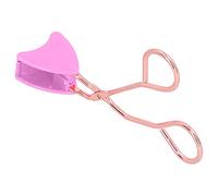 Prevessel Stainless Steel Magnetic Lashes Clamp/Holder with Arc-Shaped Design, Convenient Operation for Makeup Enthusiasts (rose gold handle purple)