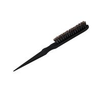 Prevessel Teasing Back Hairdressing Salon Brush Combing Hairdressing Styling Comb Made of Plastic for Evening Makeup, Environmentally Friendly Material, 3 Colours Available (Black)