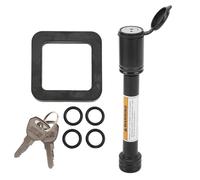 Prevessel Trailer Hitch Lock Durable Black Steel for Car Truck Ball Carrier Reese CURT Weigh Safe 5/8in Pin Lock for Large Tractors Boats