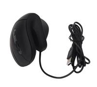 Prevessel Vertical Ergonomic Wired Mouse Efficient Sensitive 6 Buttons 800-3200 DPI USB Wired Vertical Ergonomic Mouse for Gaming Work for PC Laptops ABS Material