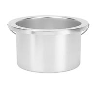 Prevessel Wax Warmer Inner Pot Durable Convenient Clean for Family Salon Aluminum Alloy Silver 4.13in