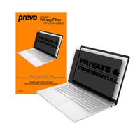 PREVO 15.6 Inch Anti-Glare Laptop Privacy Screen Filter, Anti-Peep, Anti-Static 39.6 cm (15.6") Frameless display privacy filter