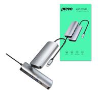 Prevo - C501R USB Type-C 4-In-1 Hub