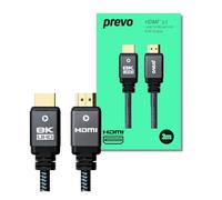 PREVO HDMI-2.1-3M HDMI cable HDMI Type A (Standard) Black