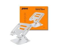 PREVO HZ08. Product type: Laptop stand Product colour: Silver Material: Aluminium. Height adjustment range: 50 - 300 mm. Weight: 700 g. Package width: 290 mm Package depth: 240 mm Package height: 55 m