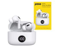 PREVO M10 Active Noise Cancelling TWS Earbuds. Bluetooth 5.3. Automati