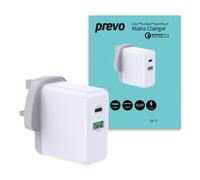 Prevo QC72 65W USB-C PD Multi-Port Laptop & Phone Charger