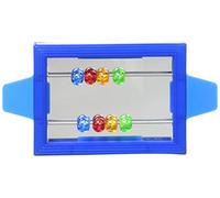 Prevue Hendryx Birdie Basics Clip on Mirror with Beads Bird Toy, 5 x 2 (60423)