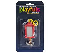 Prevue Hendryx Birdie Basics Lantern Mirror Bird Toy, 5 x 1.5 (Model: 60420)