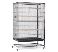 Prevue Hendryx F050 Pet Products Wrought Iron Flight Cage, X-Large, Hammertone Black